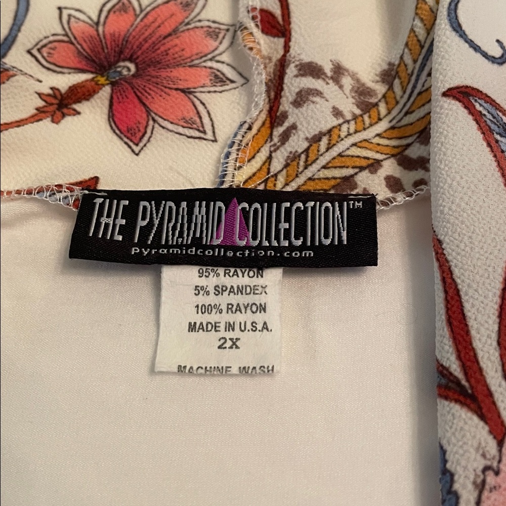 Pyramid Collection Jacobean Ivory Knit Jacket & Tunic - Picture 4 of 13